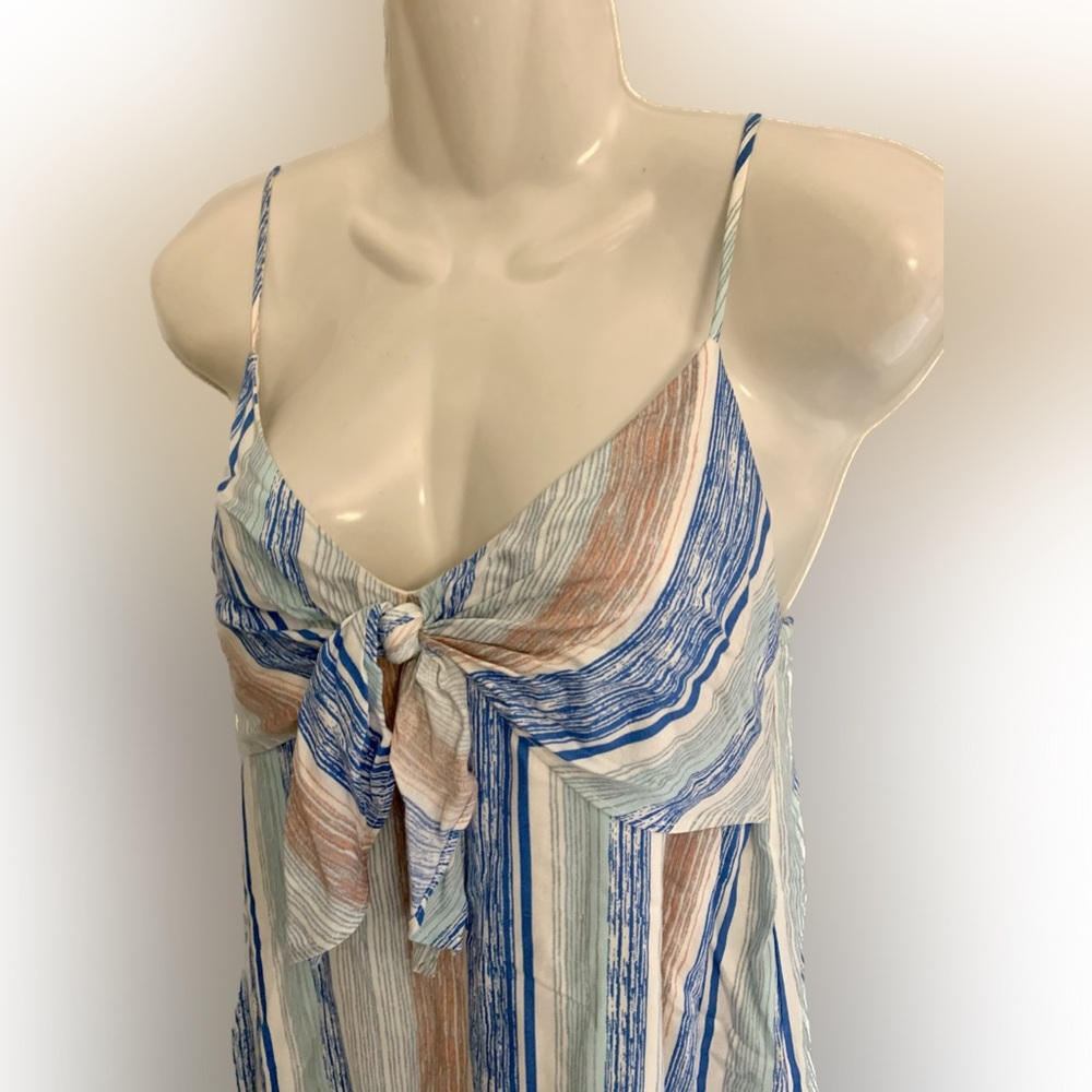 LUSH Dress M Spaghetti Strap Sun Multi-color Women’s Medium NEW NWT Summer - Picture 3 of 11